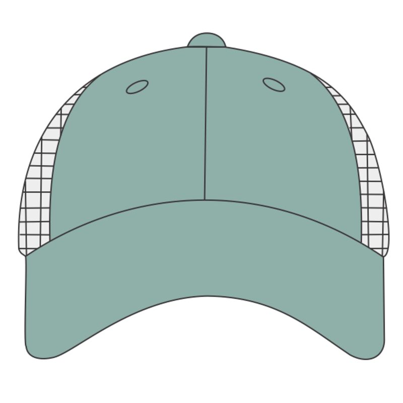 Heathered Cotton Polyester Trucker Cap Thumbnail