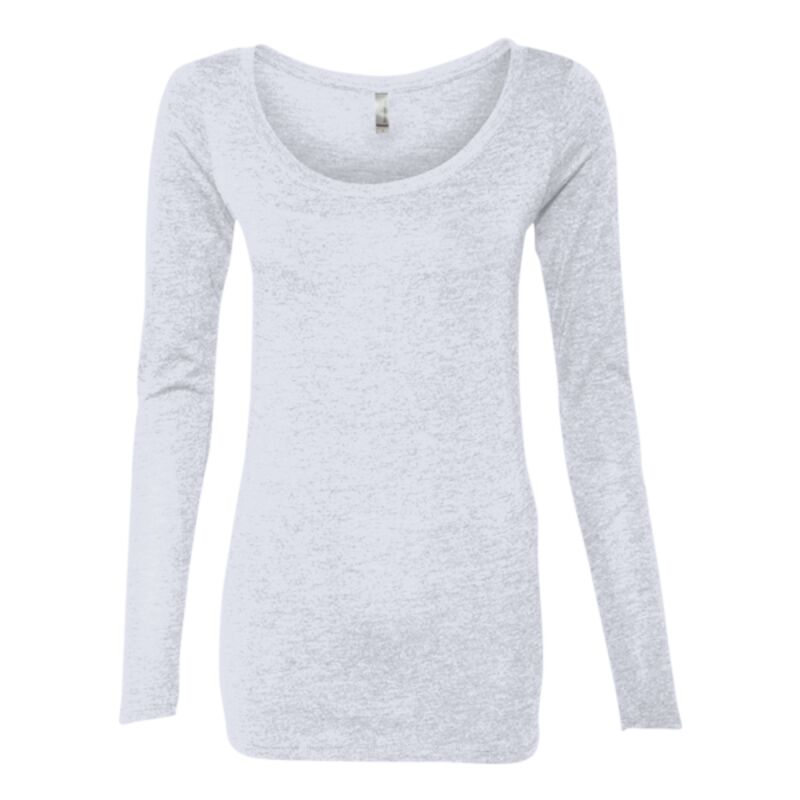 Women’s Triblend Scoop Neck Long Sleeve T-Shirt Thumbnail