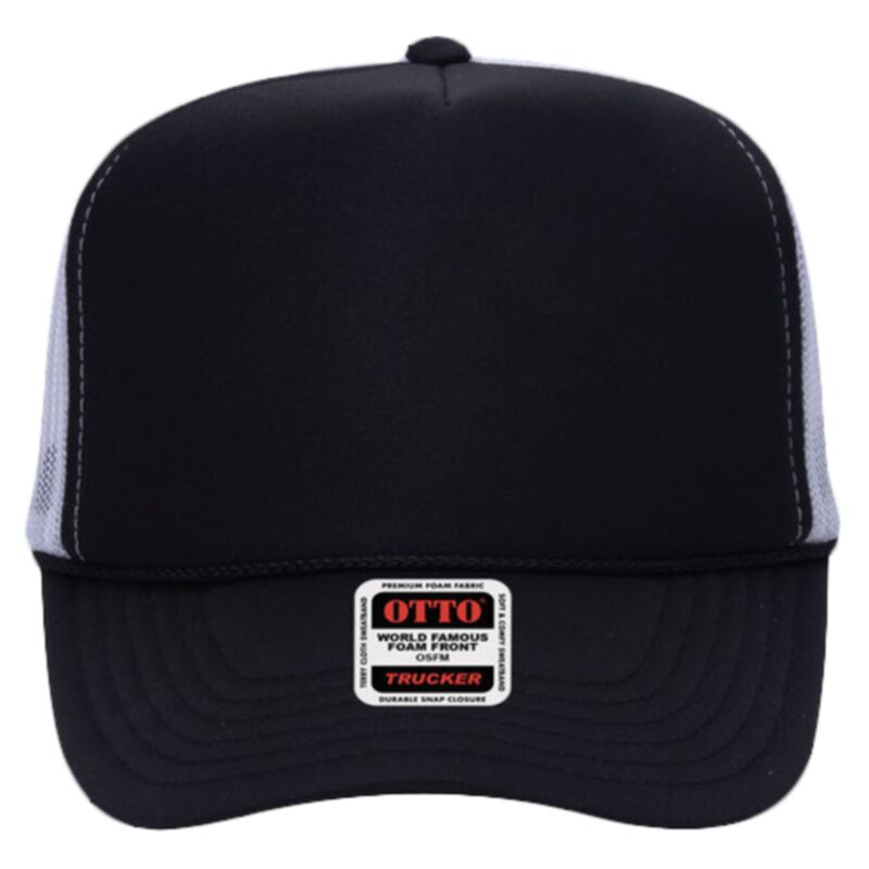 OTTO CAP Camouflage 5 Panel High Crown Mesh Back Trucker Hat Thumbnail