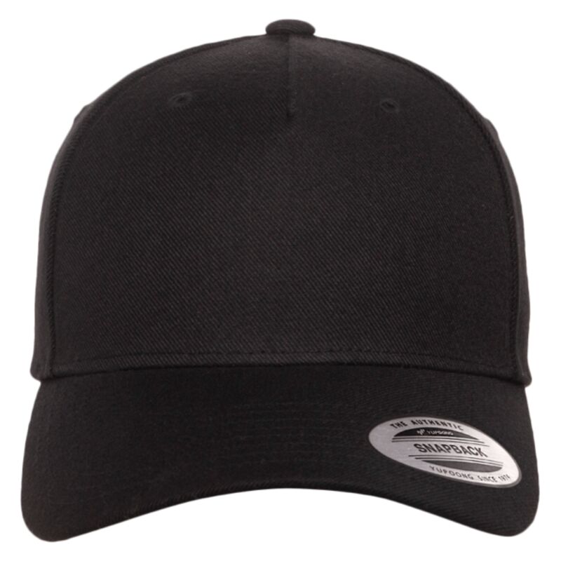 Premium Five-Panel Curved Visor Snapback Cap Thumbnail