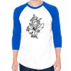 50/50 Raglan Three-Quarter Sleeve Tee Thumbnail