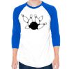 50/50 Raglan Three-Quarter Sleeve Tee Thumbnail