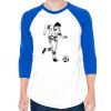 50/50 Raglan Three-Quarter Sleeve Tee Thumbnail