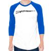 50/50 Raglan Three-Quarter Sleeve Tee Thumbnail