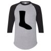Three-Quarter Raglan Sleeve Baseball Jersey Thumbnail