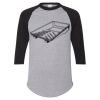 Three-Quarter Raglan Sleeve Baseball Jersey Thumbnail