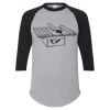 Three-Quarter Raglan Sleeve Baseball Jersey Thumbnail