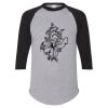Three-Quarter Raglan Sleeve Baseball Jersey Thumbnail